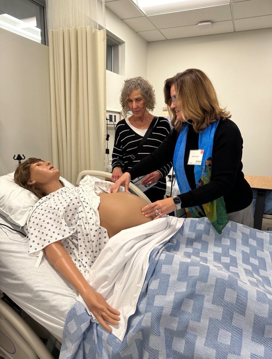 Was able to do a full assessment on this “patient” in the new <a href="/georgiancollege/">Georgian College</a> Sim Lab yesterday and that baby’s head was at -5 station. Time to hide the hooks. Seriously though, what a great investment in our nursing students.