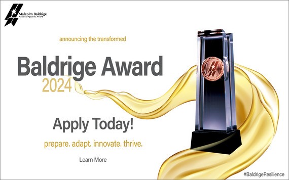 The wait is over! @NIST announces Baldrige Renewed and the start of the 2024 award cycle! Read their announcement here: ow.ly/H74f50QBtrH #BaldrigeResilience