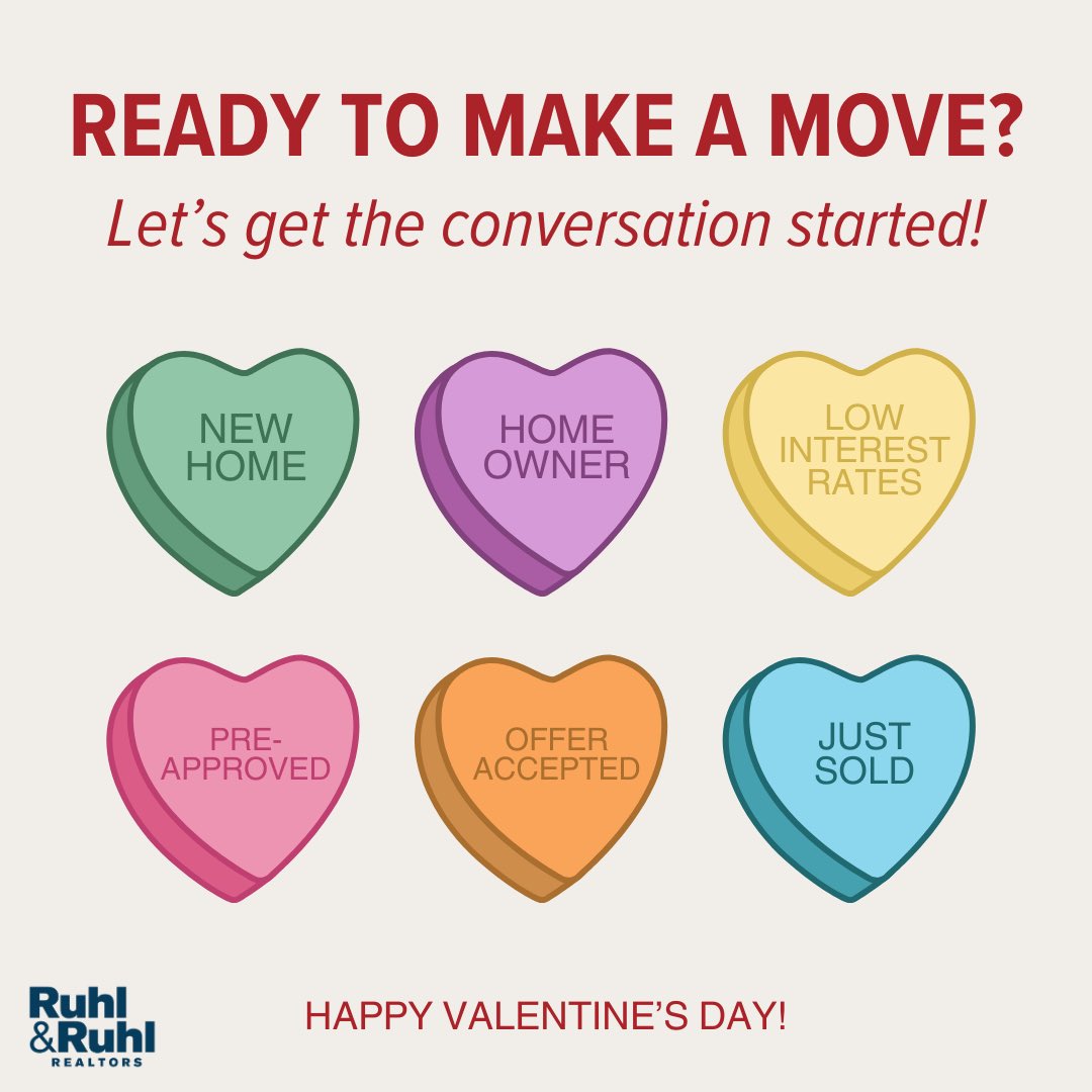 Happy Valentine's Day! Let me help you find a home you love!

#valentinesday2024 #happyvalentinesday #loveyourhome #homeowner #newhome #newdreams #realestateagent #iowacity #northliberty #tiffin #coralville #swisher #amana