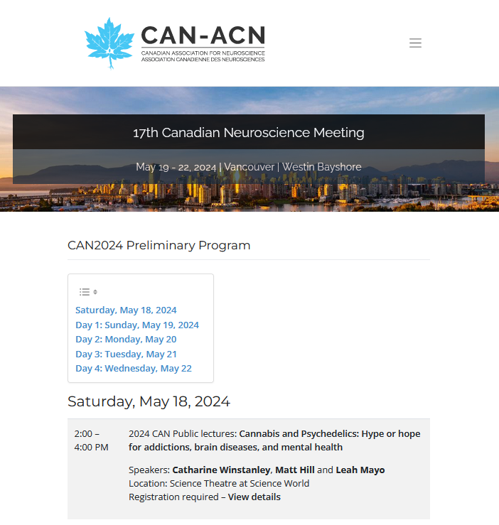 CAN_ACN's tweet photo. We have updated the CAN program - All parallel symposia have been added, and the public lecture information. Check it out here: https://t.co/UOpDJXsTYM Early-bird registration rates apply until March 15. https://t.co/5C5HwwUkbD