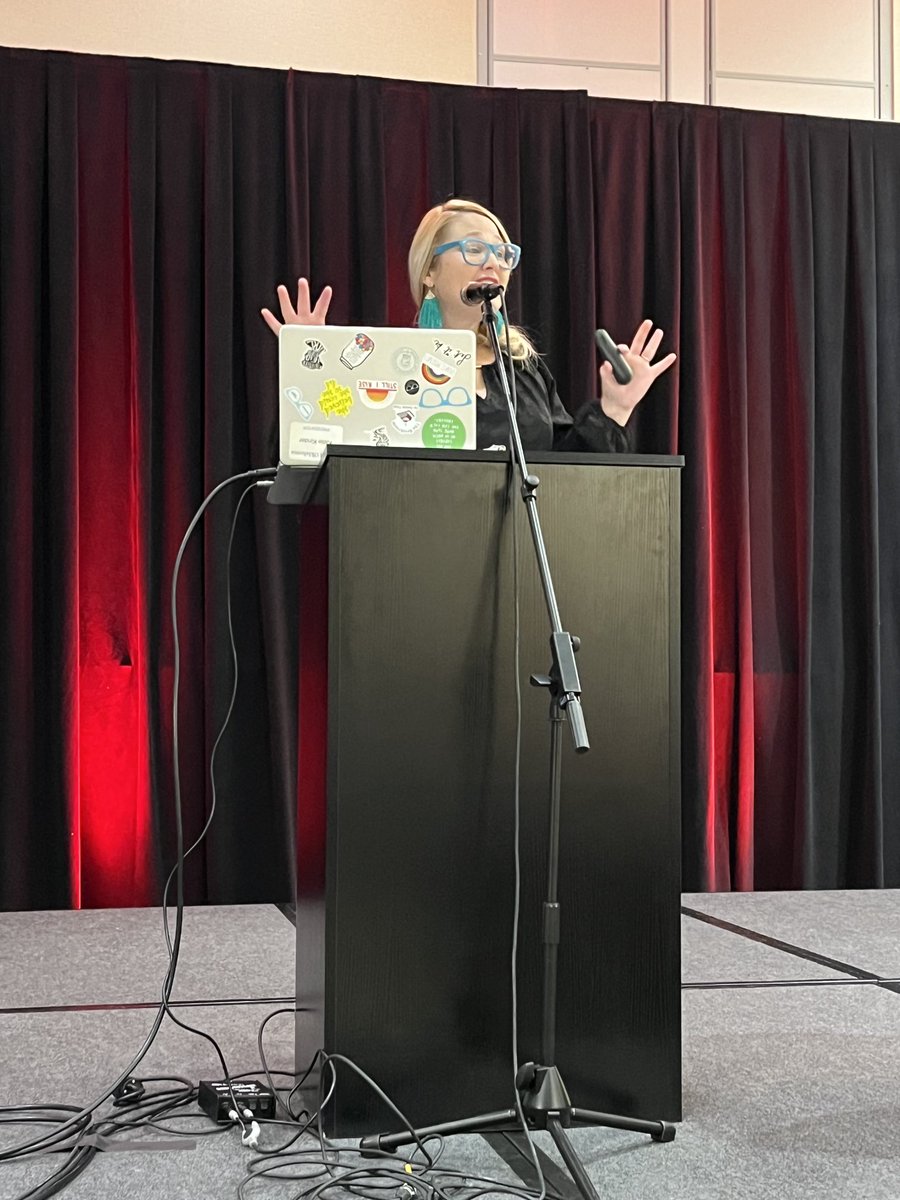 Chris_MLeGrande's tweet photo. Thank you ⁦@KatieKinder1⁩ for bringing the energy and excitement to begin Day 2 of #LeadLearn24! What an inspiring way to celebrate the morning together! ⁦@CCOSA⁩ ⁦@OASSP1⁩ @OMLEA1 https://t.co/Pna77ixbo8