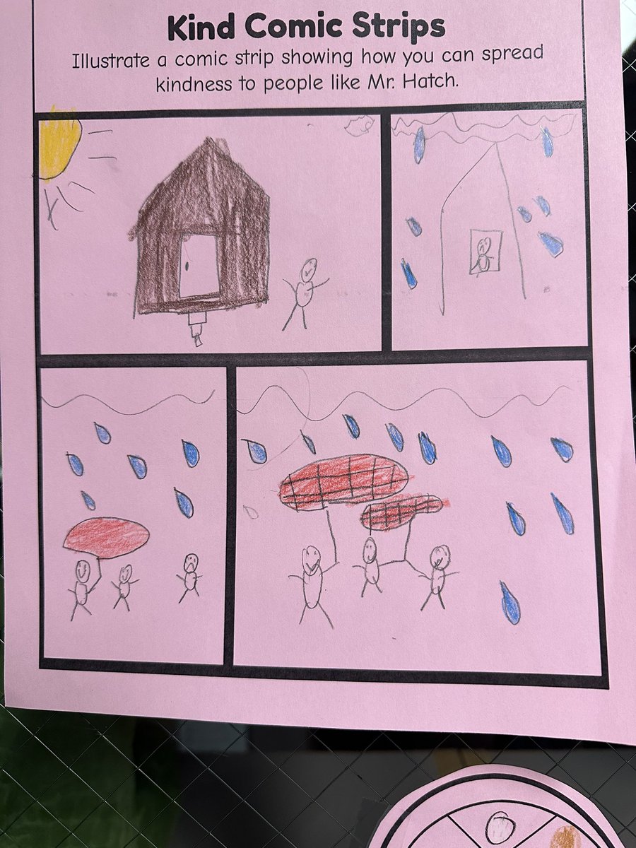 SMCbooklover's tweet photo. Students making comics about kindness to lonely neighbors. Inspired by the story, Somebody Loves You, Mr. Hatch. ❤️#yeslibrary https://t.co/DEbTycet7W