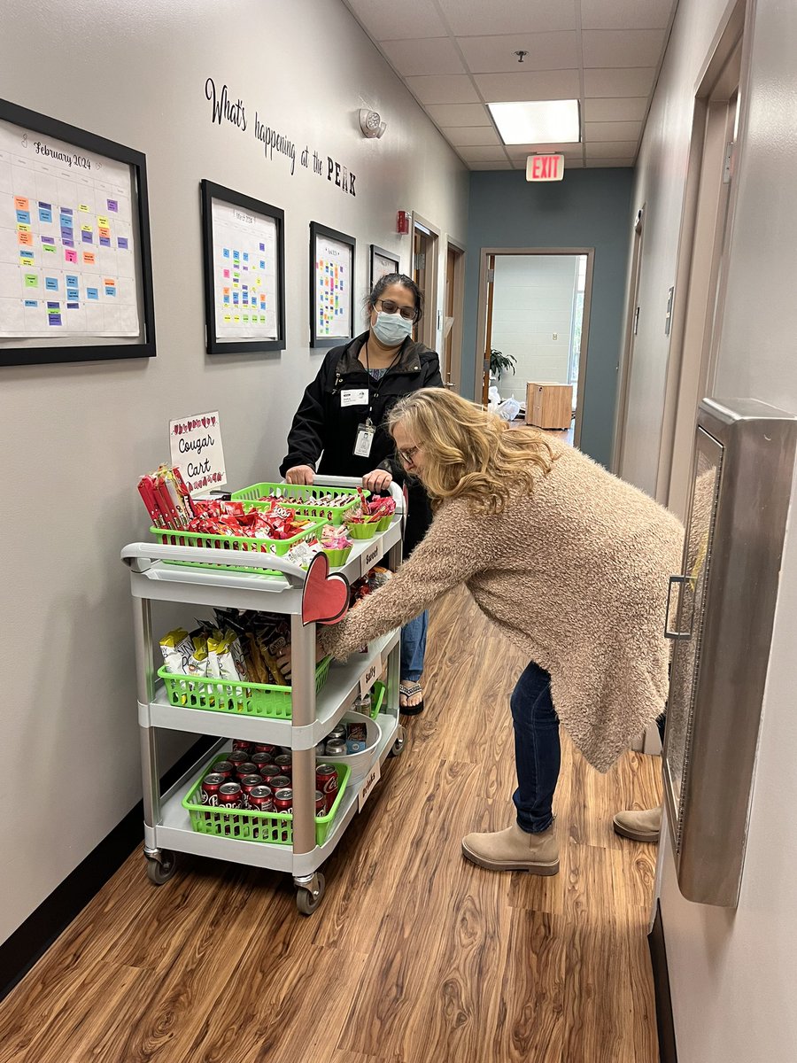 A Happy ❤️’s day at the PEAK… new furniture, yummy &amp; complimentary Sodabox drinks, and a visit from our PTA Snack cart! 😍🥰😍