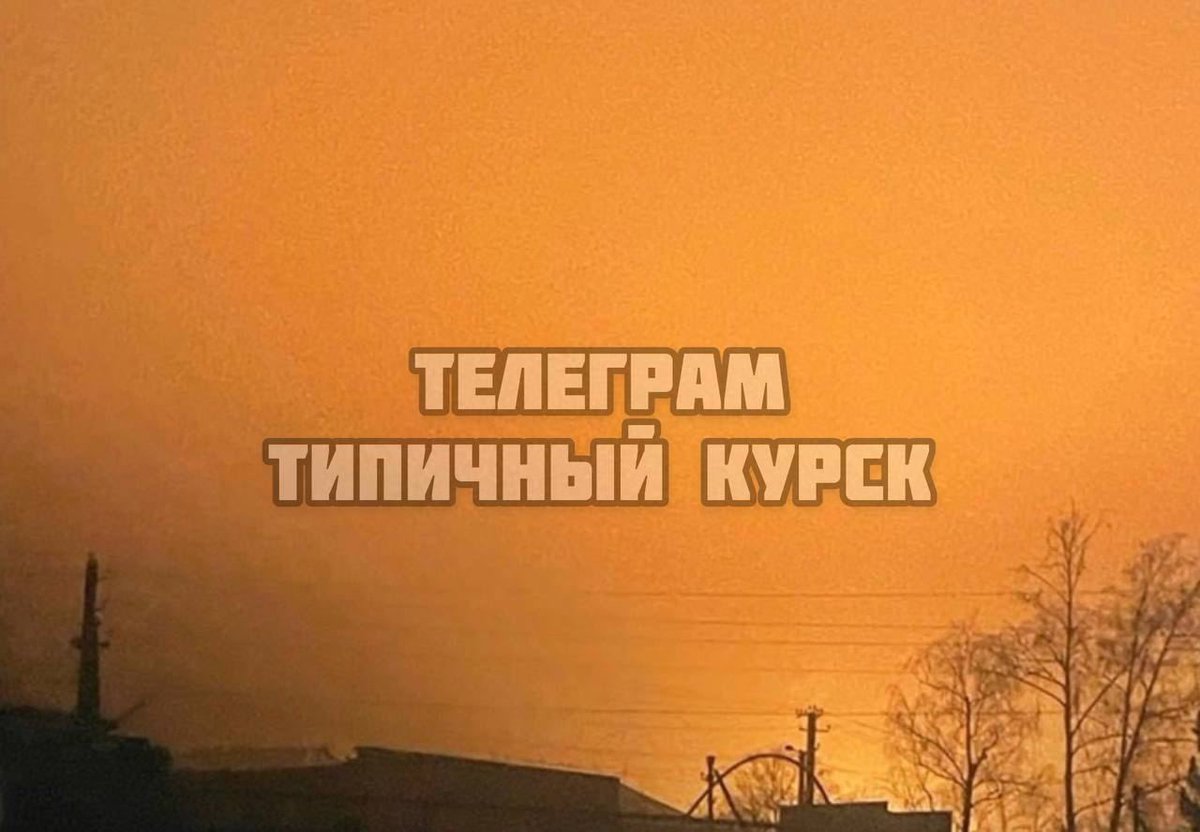 albafella1's tweet photo. 🔥 Fire at an oil depot in the Kursk region, russia. https://t.co/Tm0cpyilBS