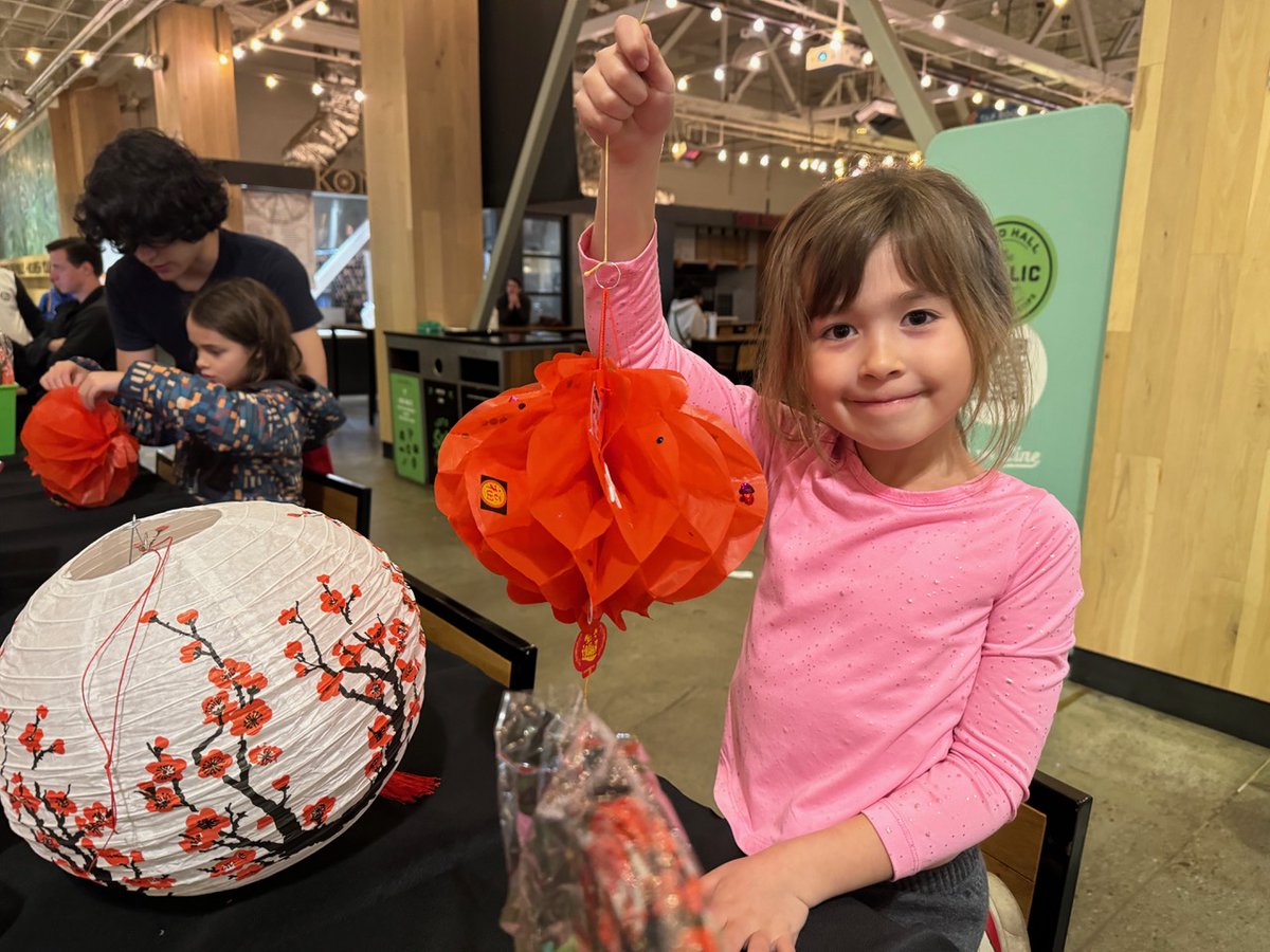 Thank you all SO much for joining us for last week's Lunar New Year event! The paper lanterns turned out beautifully - what a wonderful way to ring in the Year of the Dragon with our community.