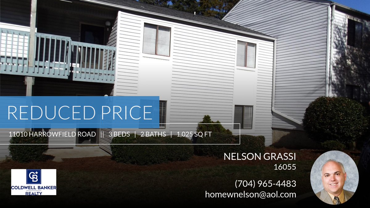 CarolinaMind's tweet photo. 📍 Reduced Price 📍 This recently reduced home at 11010 Harrowfield Road in Charlotte won't last long, so, don't wait to set up a showing! Reach out here or at (704) 965-4483 for more information!

Nelson Grassi
NC/SC Realtor
RE MA... https://t.co/1lw9U4VFsj https://t.co/L0lEU76Jfq