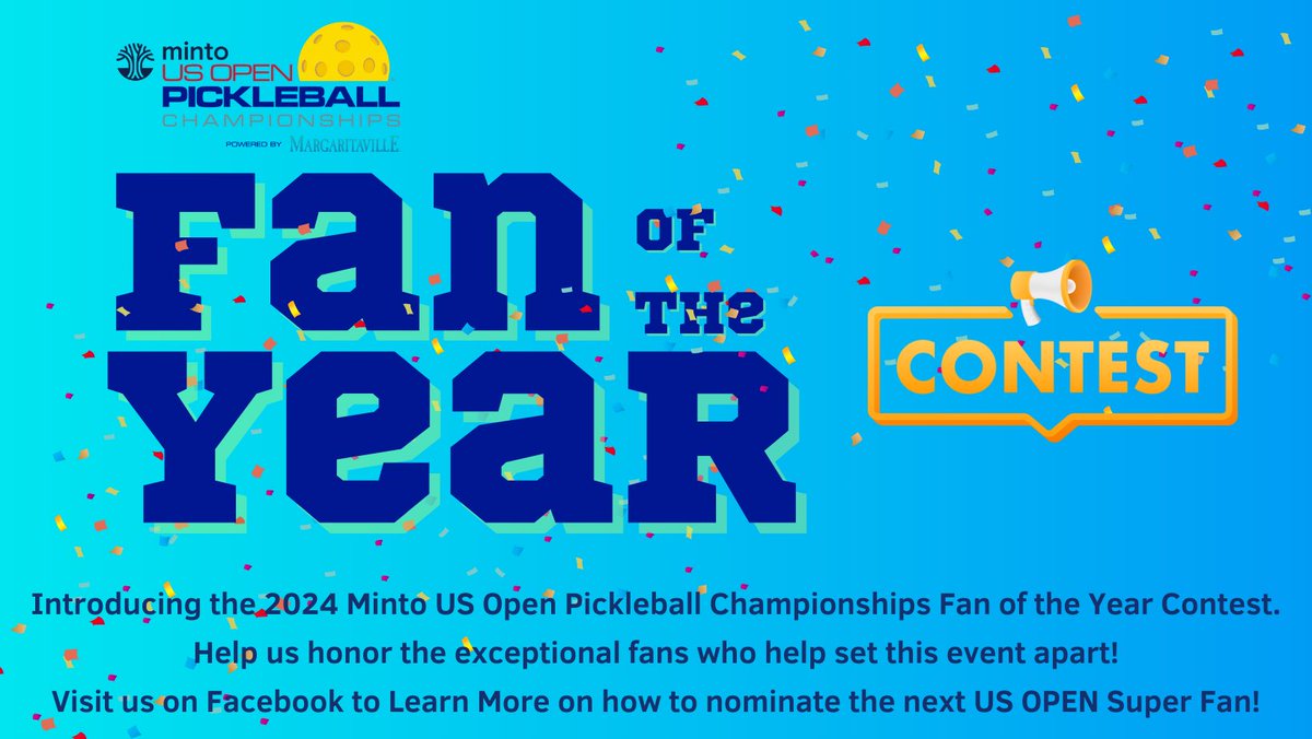 Head over to our Facebook or Instagram to nominate the 2024 US Open Fan of the Year!