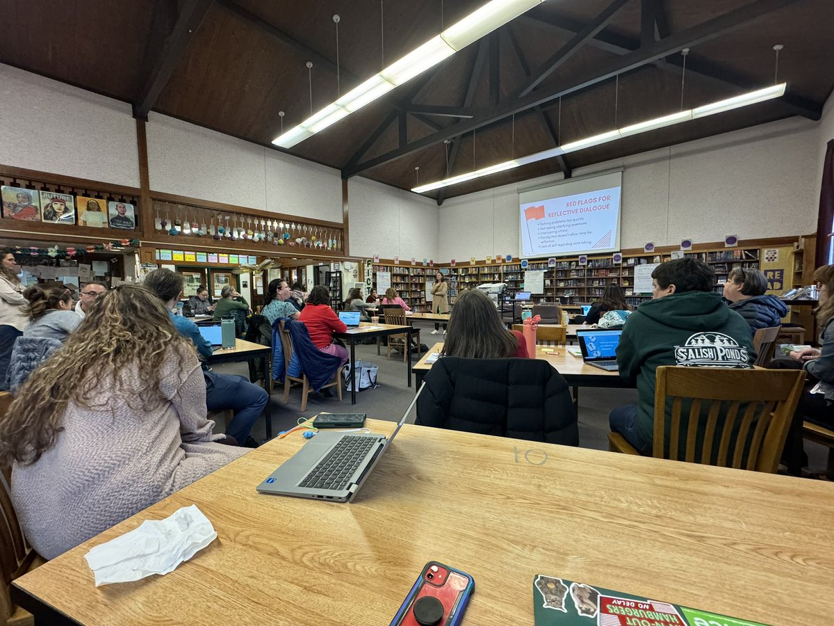 Building our coaching muscle with <a href="/SweeneyDiane/">Diane Sweeney</a> <a href="/amb2126/">Amber Birch Trujillo</a>. So glad to be able to help provide this training for @ReynoldsSD7 coaches. #coaching