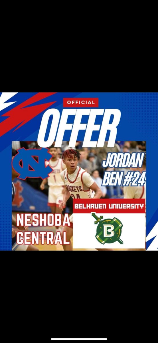 Blessed to receive an offer from <a href="/BelhavenU/">Belhaven University</a> <a href="/JWW_10/">John Wiley Works Jr.</a> <a href="/coachjoshbrooks/">Josh Brooks</a>  <a href="/coachchilds/">Justin Childs</a> <a href="/evgeeker/">Coach EV</a> <a href="/TelanteWebber/">TeLante' Webber</a> <a href="/bshields0244/">Brandon Shields</a> <a href="/Shoemanj/">Lavel Johnson</a>