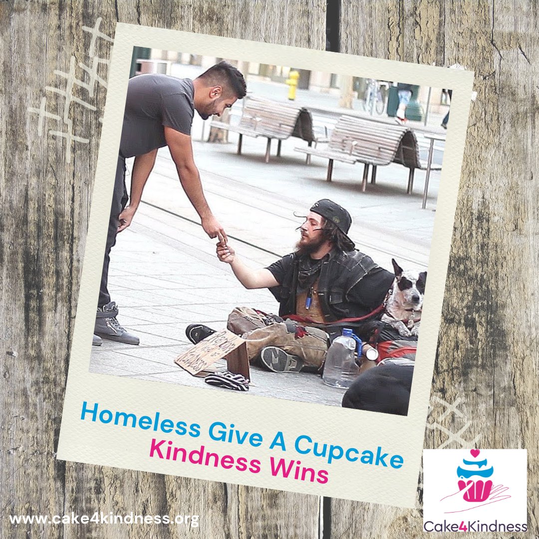 Kindness is the currency of humanity. Lets invest in the well-being of others by donating our time to others. Together we can make a difference that lasts a lifetime. #kindness #kind #homeless #homelessness #homelessnessawareness #loneliness #socialimpact #love #cupcakes