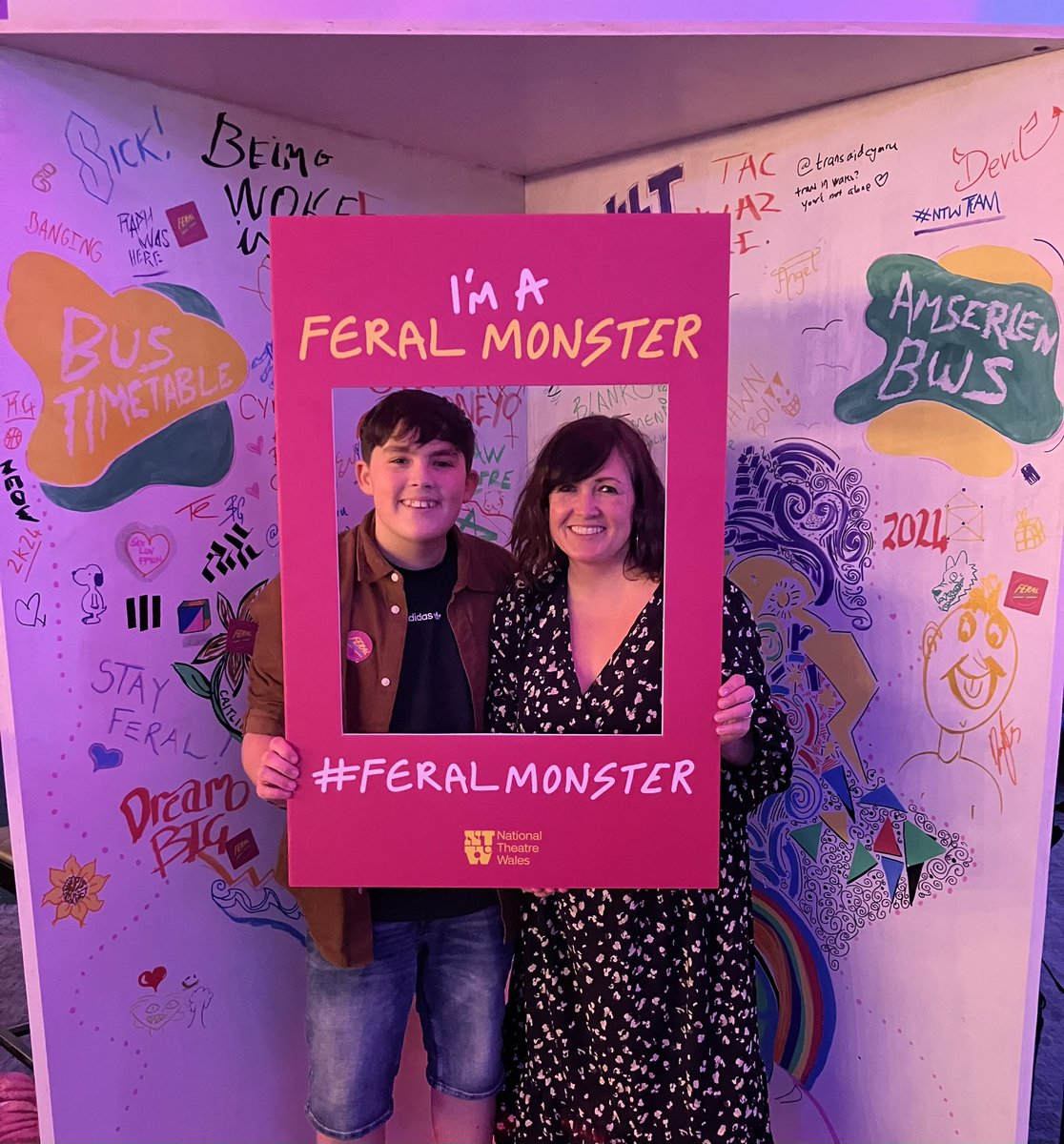 naomi_ntw's tweet photo. What a day! Recording with our Feral Fest artists at @cobramusicwales interviews with @HenoS4C our awesome @Camerados_org lounge in action followed by the most brilliant #ntwTEAM social for @NTWtweets #FERALMONSTER https://t.co/OZlAPNaNZY