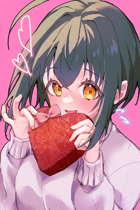 「う…受け取ってくださいっ…!!」 