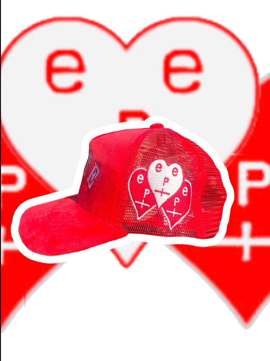 “Velvet “Pink And Red His And Hers PETE “Trucker Hats“ ❤️💕 OUT NOW !!! 

#clothingbrand #clothing #blackownedbusiness #PeteClothing  #luxurystreetwear  #Dallas #dallasclothing #viral #explore #PAtrucker #Petetrucker #Peteapparel #brand #blessed