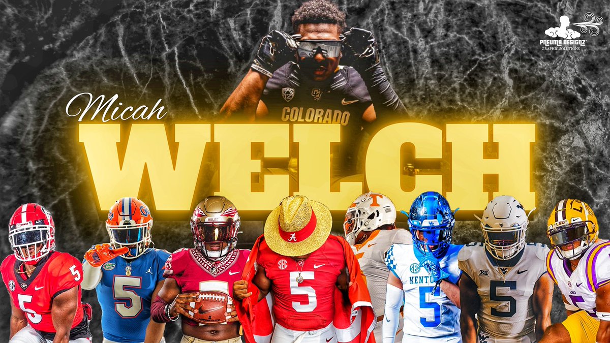 Having received offers from many schools, including Oregon, Ole Miss, SC, Tennessee, Florida..  RB @Micahwelch20 decided to take his talents to CU. He has the potential to be an impact player as a True Freshman yr one. #TieYoCleats #skobuffs