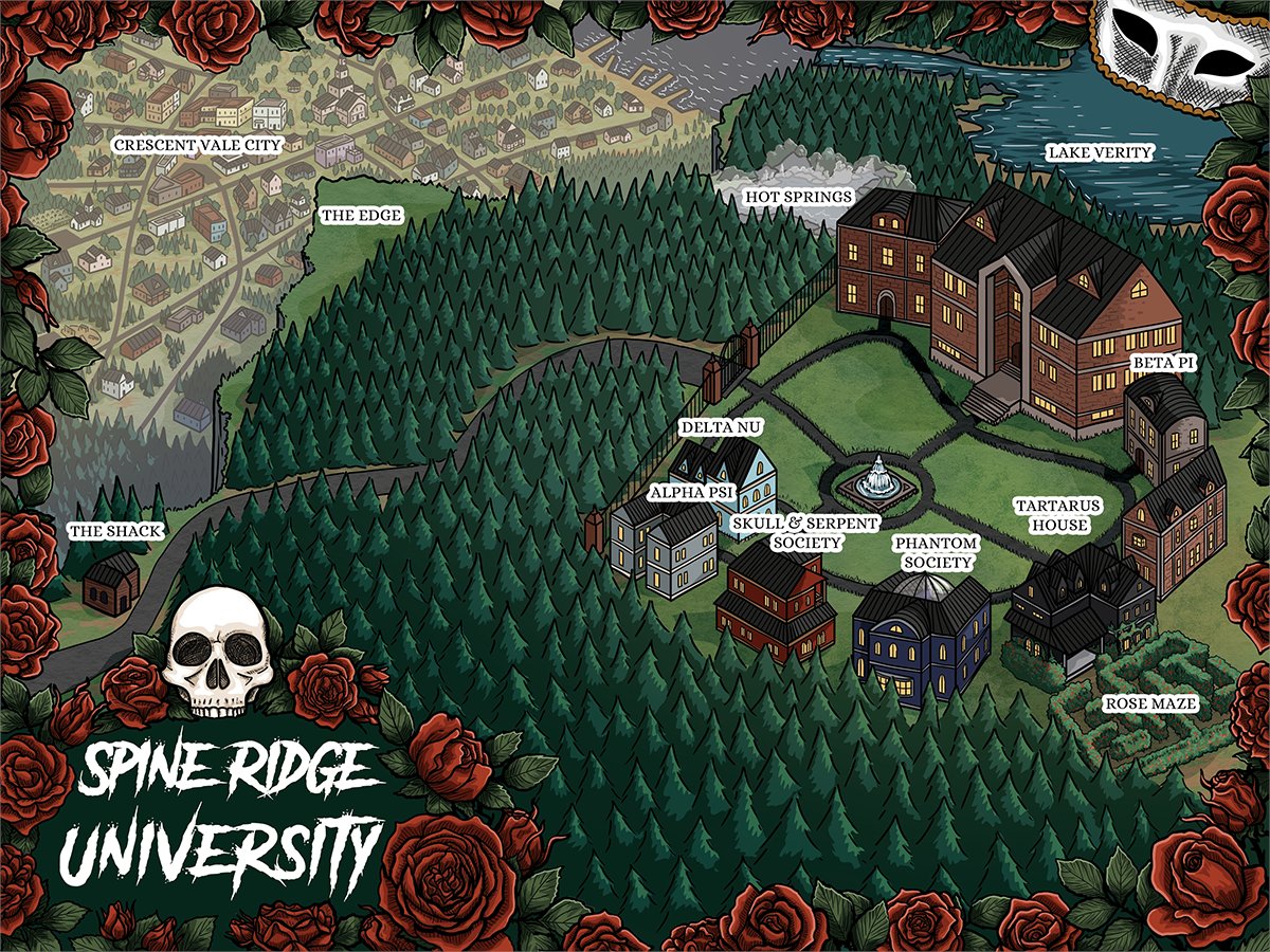 WaitesDesign's tweet photo. I'm stopping by here again to share a recent map I made for Clarissa Wild's Kickstarter special edition of Evil Boys, a dark romance! https://t.co/ZxDqRmZWcu