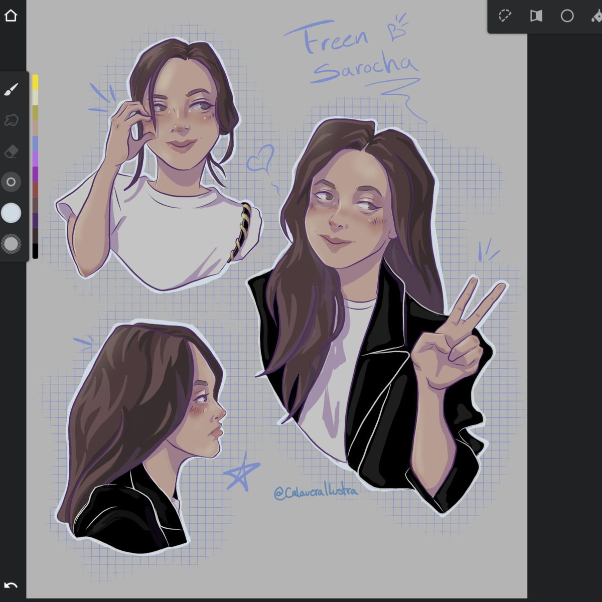 Soulcalavera's tweet photo. Les comparto este fanart de Freen 
#FreenSarocha #freenky
#SpreadingLoveWithFreen https://t.co/drGC8Gf3Y4