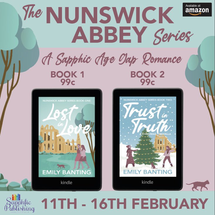 Book 1 and 2 of the Nunswick Abbey Series are on sale until 16th February!
Grab them while you can!
amazon.com/stores/Emily-B…
#sapphicromance #lesbianbooks #lesfic #wlw #lgbtbooks #ffromance #sapphicbooks #sapphicsale