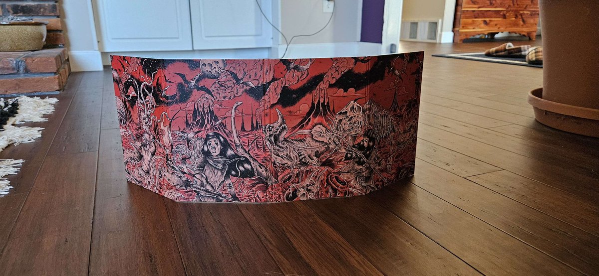 diogo_oldskull's tweet photo. Primal Quest - Primal Screen
Print tests by @ExaltedFuneral
We are doing some #Printing tests for a #GMScreen for my #Prehistoric #Fantasy #TTRPG, #PrimalQuest!
Amazing art by @Pennymelgarejo and layout by me! Coming soon!
#WIP #DnD #IndieGame #ShowYourWork #RPGLATAM https://t.co/LUTGhZtROr