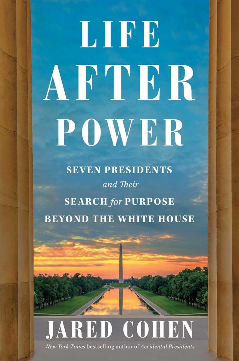 Leaders' true impact can bloom after office, revealed in 'Life After Power' by @JaredCohen. Freed from constraints & egos, their legacies blossom. So much more to achieve, unburdened! A great read!