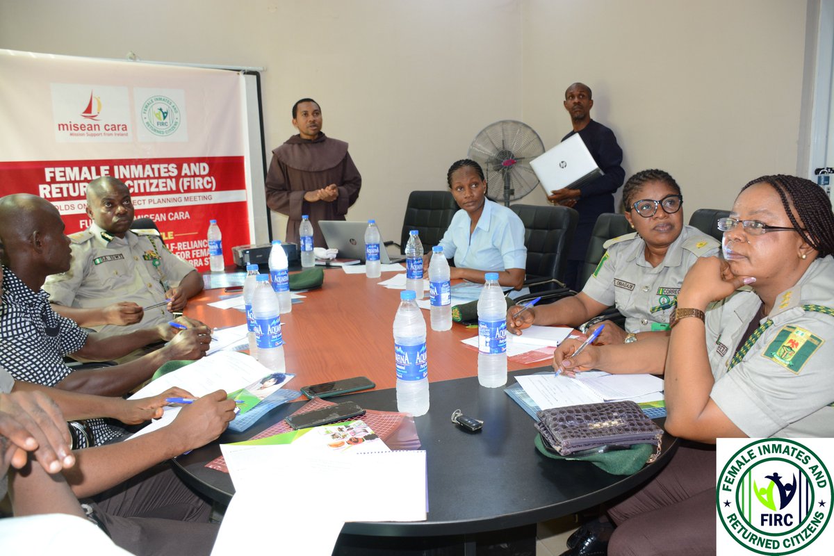 FIRCNigeria's tweet photo. After which the trainers will step down the training received to other female inmates within the custodial centre.  The 2nd arm is to establish a workshop for the ex-inmate with the town which will serve a business workshop &amp; will also engage other ex- inmates

#FIRC https://t.co/p3CcP19EhV
