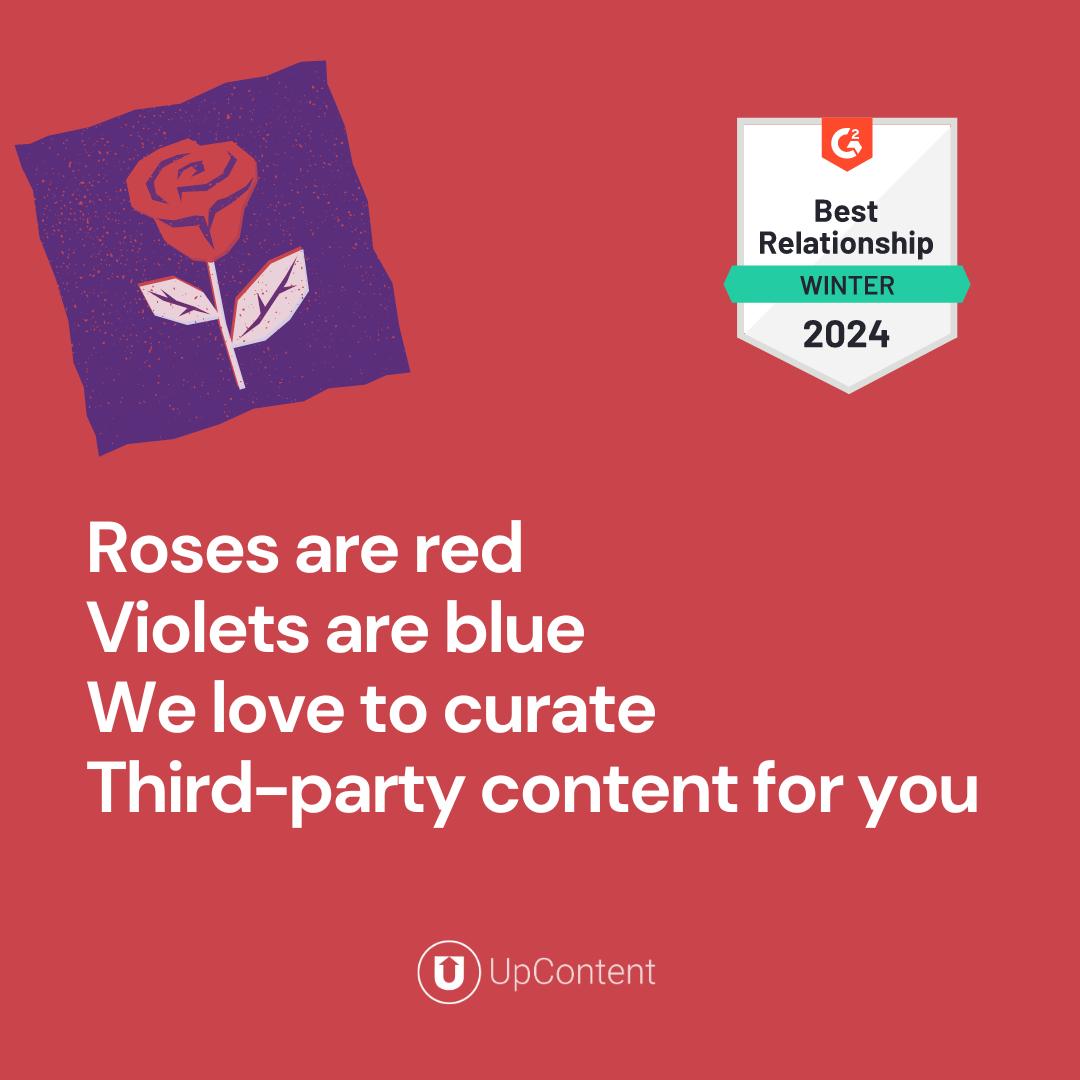 scottarogerson's tweet photo. We are proud to be ranked #1 in customer relationships in our industry for 12 straight quarters by G2. 

#HappyValentinesDay https://t.co/vtmEE4baiR