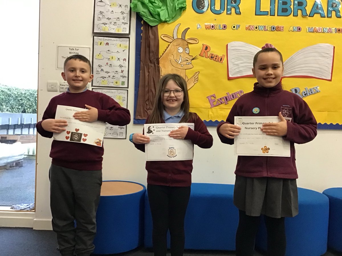 Well done to last week’s certificate winners ⭐️ 🎉 #itsSLC