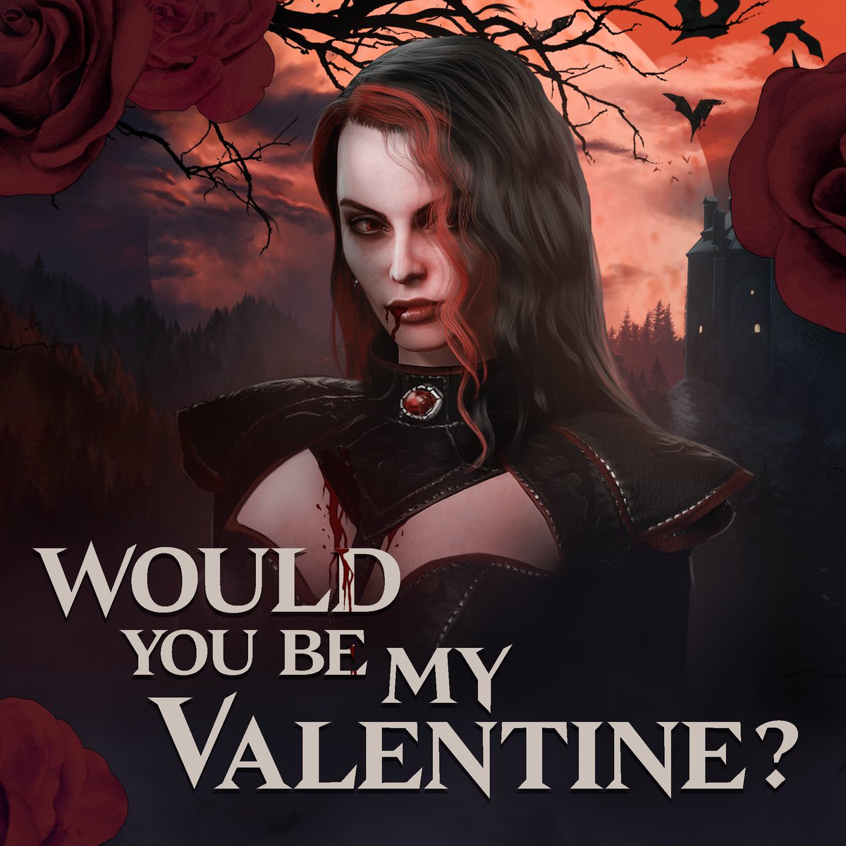 Is going on a date with the vampire Reveka a good idea? 
Of course not. But that doesn't mean it's not worth it.
"Happy" Valentine's Day from <a href="/Vamp_Dynasty/">Vampire Dynasty</a> development team!