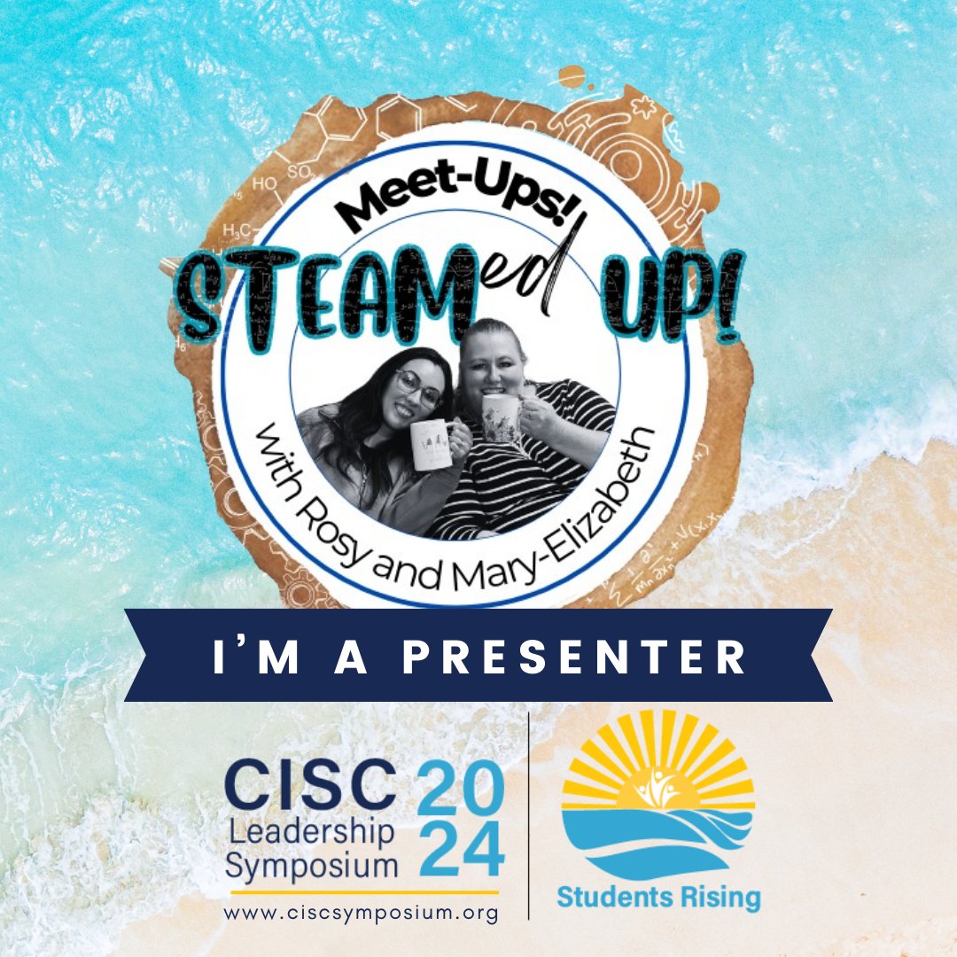 I'm co-presenting with Rosa Gutierrez on STEAMed Up! Meet-ups Using Data Science to Boost Engagement in Math and Science Classrooms at <a href="/CISCSymposium/">CISC Symposium</a> 

Friday, February 23 at 8:00am. Join my session!

#StudentsRising #CISC2024
ciscsymposium.org