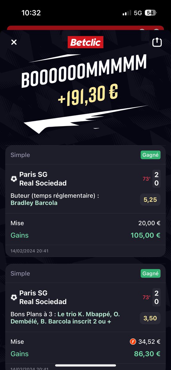 HugoMoriere's tweet photo. @Betclic https://t.co/t7sI2WxKnv