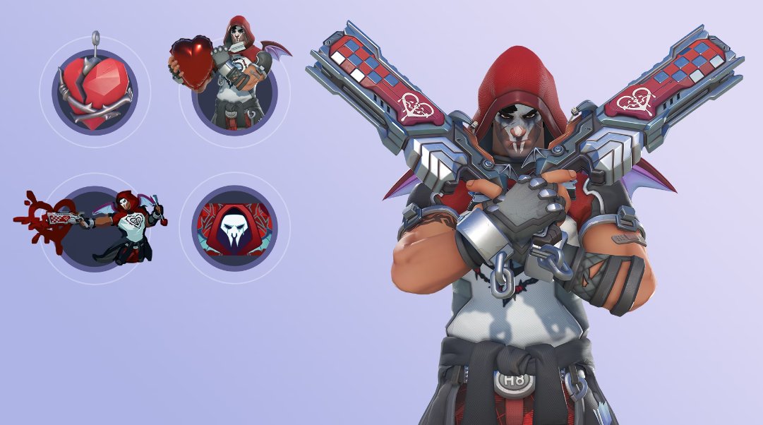 Why_so_Sara's tweet photo. Amigos! Les tengo un giveaway para celebrar el Día de San Valentín!

Deja en los comentarios un piropo utilizando #Overwatch2 como referencia

El mejor piropo se lleva un kit de Hanzo Cupido y el peor se lleva un kit de Reaper Rompecorazones @OverwatchLATAM 
Reglas abajo ⬇️ https://t.co/P3ueJyudSX