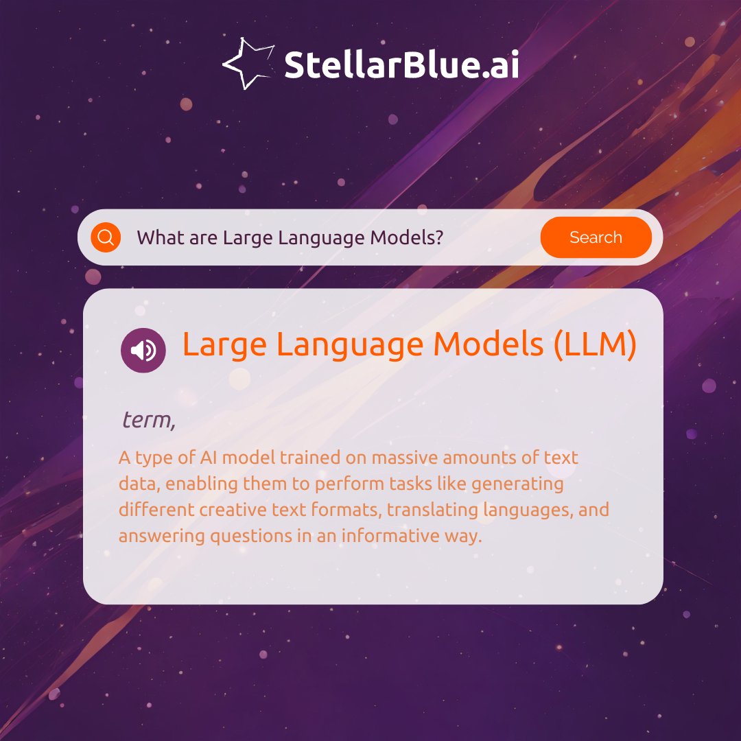 🧠 What are Large Language Models?

Large language models (LLMs) are a type of AI that are trained on massive amounts of text data. This allows them to perform a variety of tasks, including generating copy, translating languages, and answering questions in an informative way.