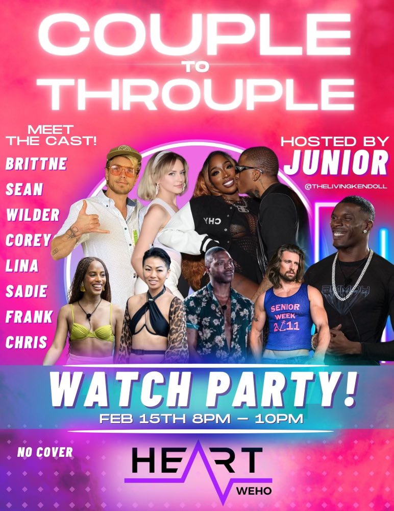 TheLivingKen's tweet image. come hang out with us ! #CoupleToThrouple #LAEvents #EventsLA #Weho #HeartWeho #Wehoevents #Peacock #MeetnGreet