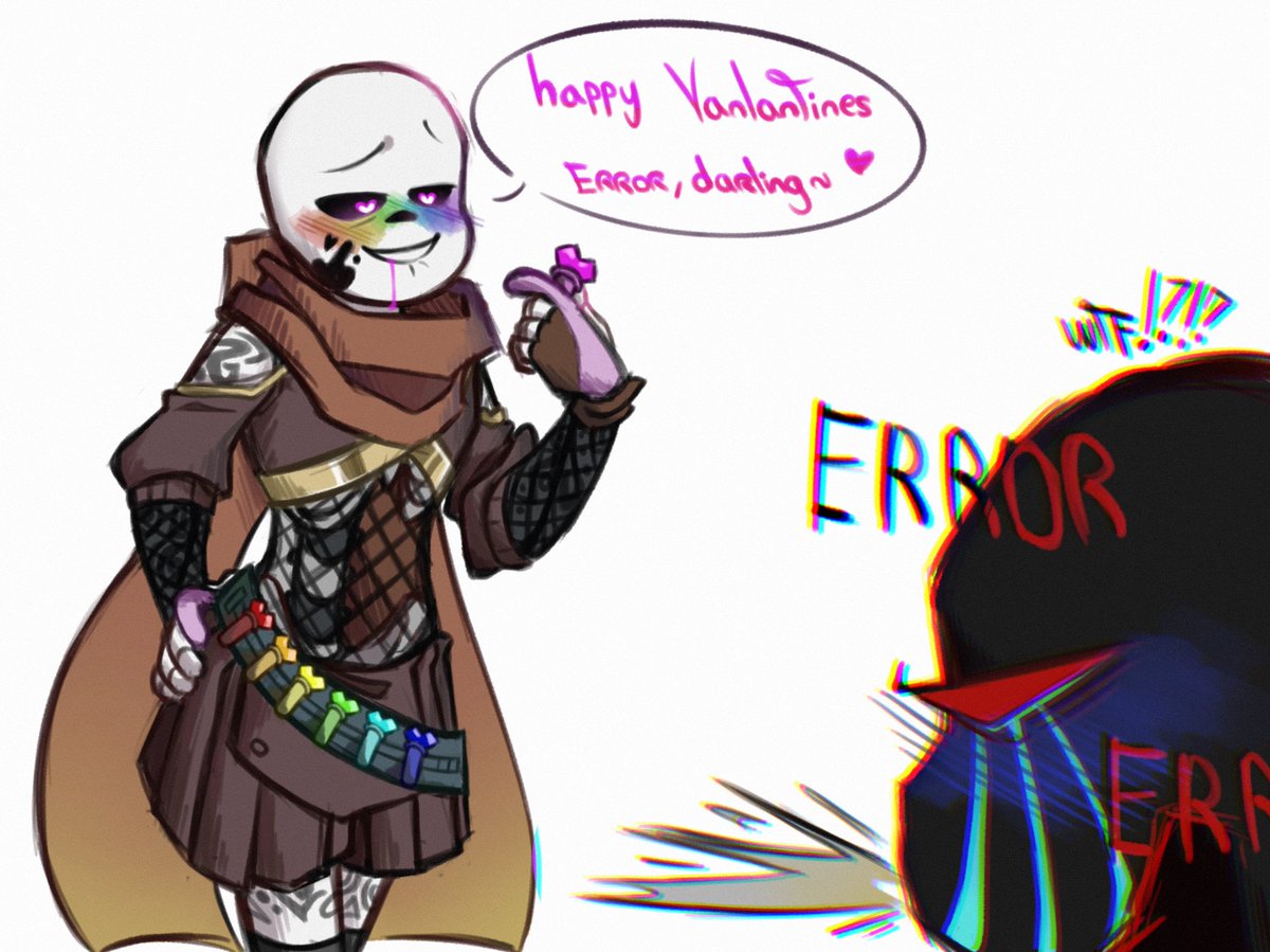 Happy valentines for Glitchy, too bad he gotta deal with Link (lust!Ink) now-
(Fun fact, I was listening to “hide away” while finishing this)
.
.
.
#ErrorInk #errorsans #inksans #lustink #Valentine2024