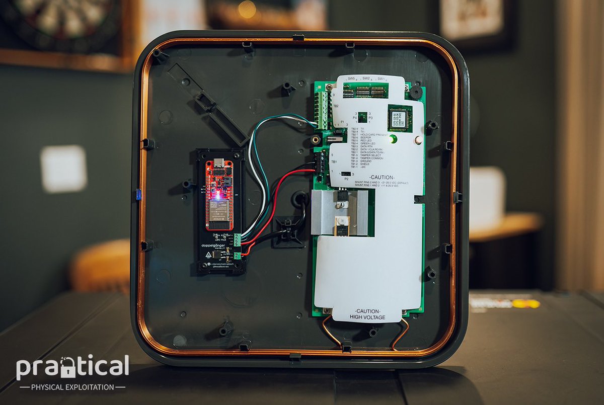 Product Spotlight: Doppelgänger RFID Breakout Board. This board is a must for streamlined Doppelgänger integration. It has power passthrough to run your reader 7.5-15V officially supported and up to 28V with active cooling (not recommended). store.physicalexploit.com #badgecloning