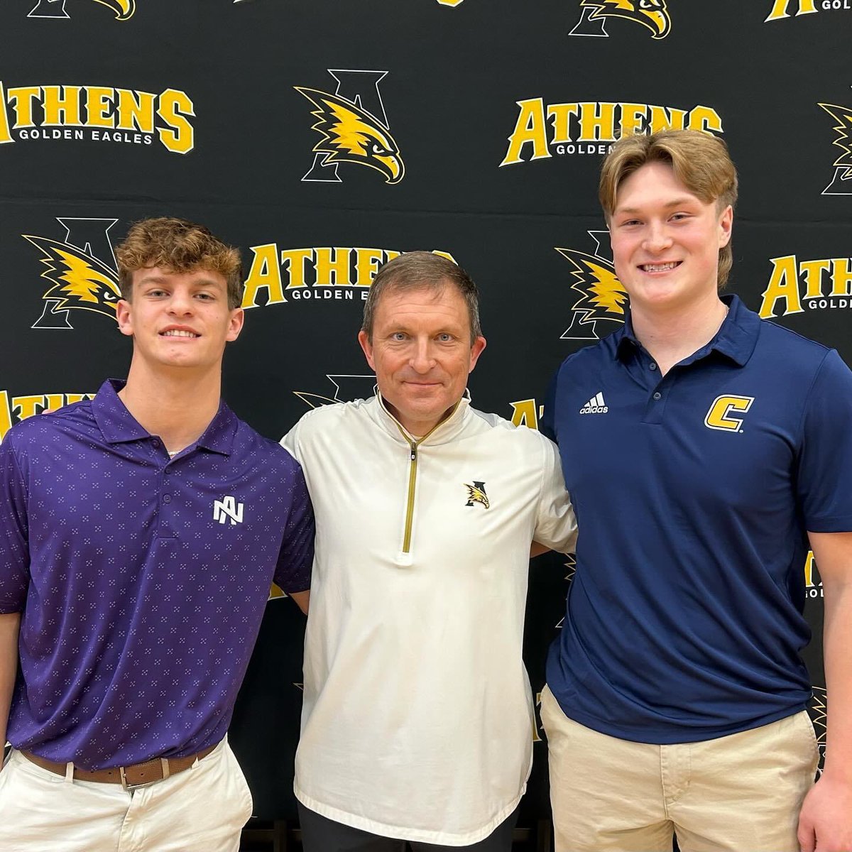Athens Golden Eagles Football (@athensgolden) on Twitter photo Congrats <a href="/johnmcintyre04/">John McIntyre</a> and <a href="/jakemcdonald3/">Jake McDonald</a> on signing today with <a href="/GoMocs/">Chattanooga Mocs</a> & <a href="/UNAFootball/">North Alabama Football</a>! #GoMocs #RoarLions #TPW Congrats <a href="/johnmcintyre04/">John McIntyre</a> and <a href="/jakemcdonald3/">Jake McDonald</a> on signing today with <a href="/GoMocs/">Chattanooga Mocs</a> & <a href="/UNAFootball/">North Alabama Football</a>! #GoMocs #RoarLions #TPW
