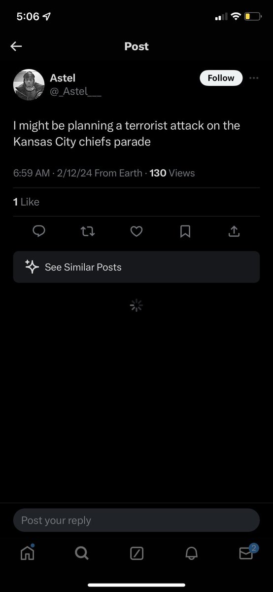 I’ve contacted the KCPD about this tweet. If you know anything about this individual or were a witness at the parade, please reach out to the police department. Small tips go a long way.