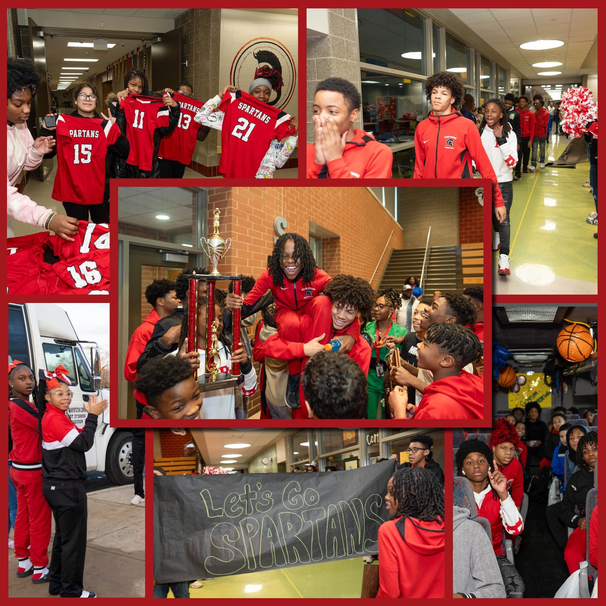 Hsdist157's tweet image. Here at Hoover-Schrum Memorial District 157, we sure know how to celebrate! Check out these photos of our pep rally last week where we sent our 7th grade boys basketball team off to win the state championship! 

#StateChampions2024 #Peprally2024 #LifeatHSSD157 #SchrumMiddle