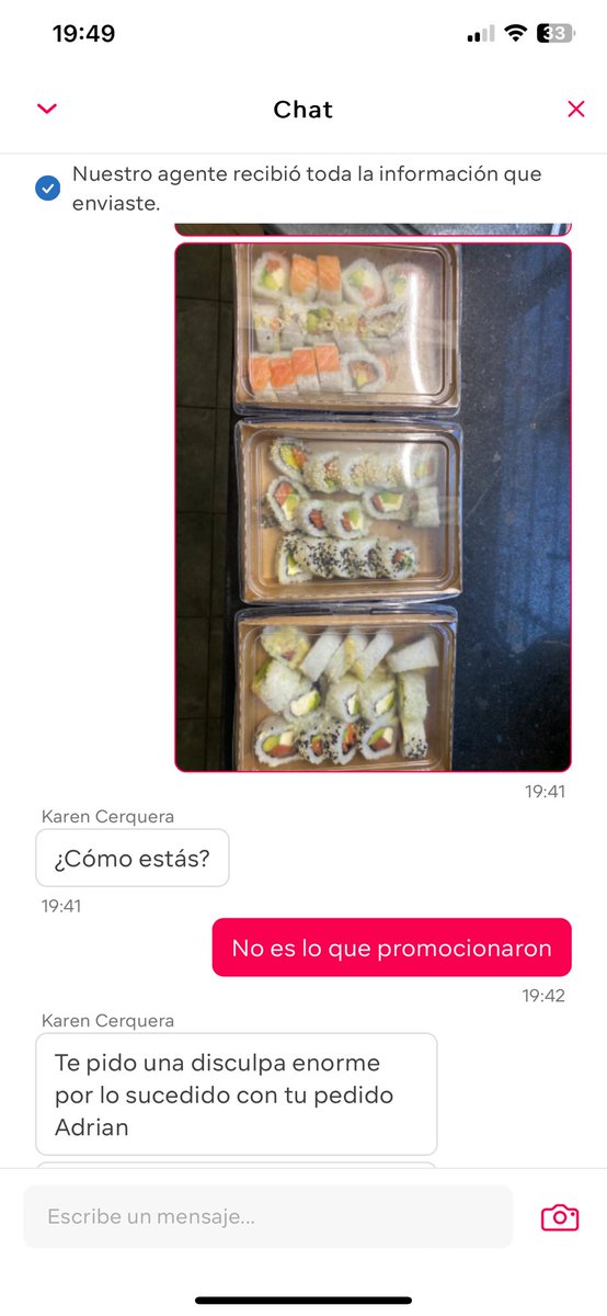 adrian_sgro's tweet photo. No compren en @pedidosya  en Rollstar lomas de Zamora.  Te estafan !! Envían Fabric Sushi con una vergüenza de comida. Nada coinciden y no se hacen cargo. @FabricSushi  usan su nombre y estafan. https://t.co/xpbdAFEy5R