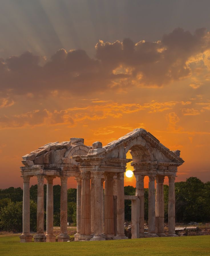 The Tetrapylon of Aphrodisias (the gateway leading to the Temple of Aphrodite)