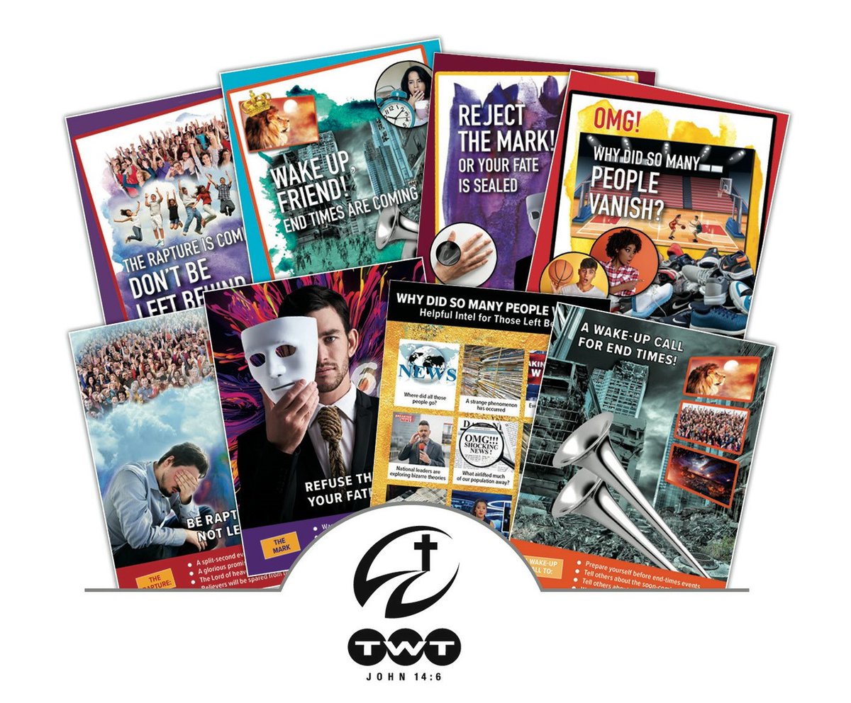 tynermt's tweet photo. TRUE-WAY TRACTS® has just released a series of eight highly endorsed end-times gospel tracts, in adult and teen versions. You can read or purchase them (12 cents ea.) at https://t.co/majsnDGeII . Consider distributing these biblical pamphlets for such a time as this! https://t.co/sdytLuNj3j