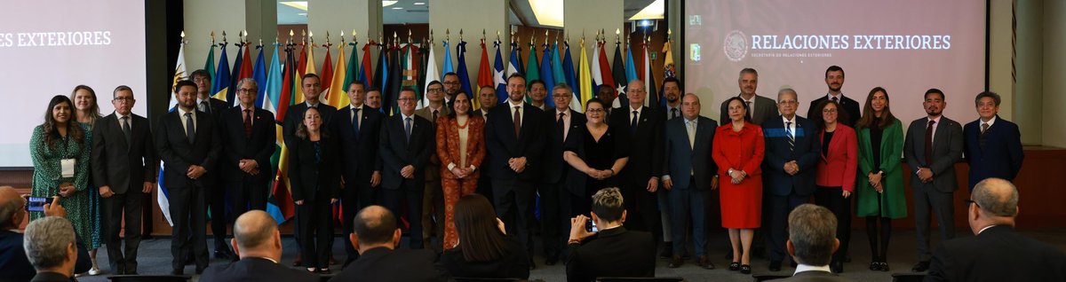 Hoy conmemoramos 57 años del #TratadoDeTlatelolco que hizo a América Latina y el Caribe una región libre de armas nucleares. Asistimos a ceremonia que convocó @OPANAL ceremonia que se realizó en @SRE_mx