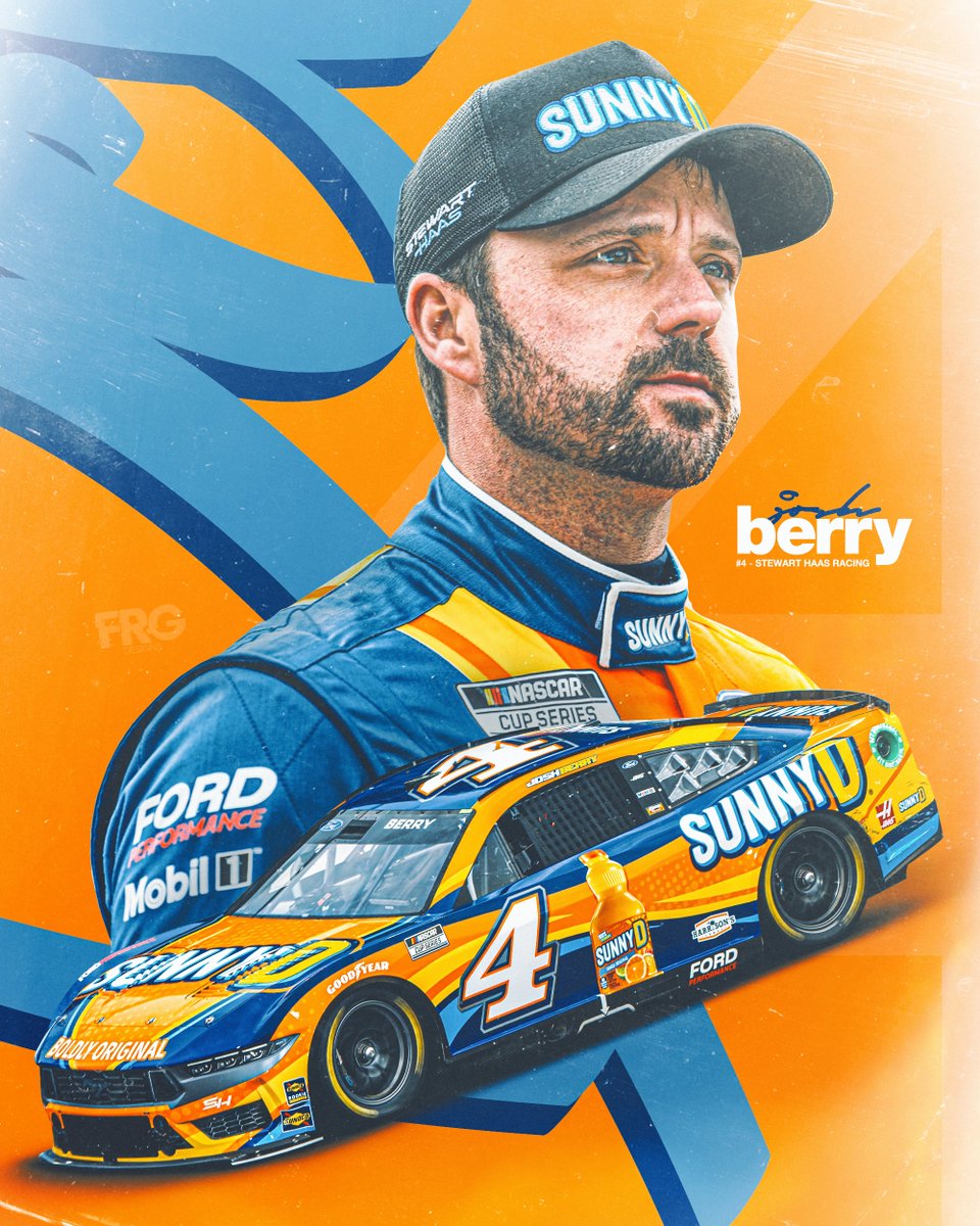 DesignsFrg's tweet photo. 𝐖𝐢𝐥𝐥 𝐁𝐞𝐫𝐫𝐲 𝐰𝐢𝐧 𝐑𝐎𝐓𝐘 𝐢𝐧 𝟐𝟎𝟐𝟒?

@joshberry | @StewartHaasRcng | @sunnydelight | #JoshBerry | #StewartHaasRacing | #NASCAR | #NASCARedit | #NASCARDesign | #racingdesign | #graphicdesign https://t.co/SBXty81lS1