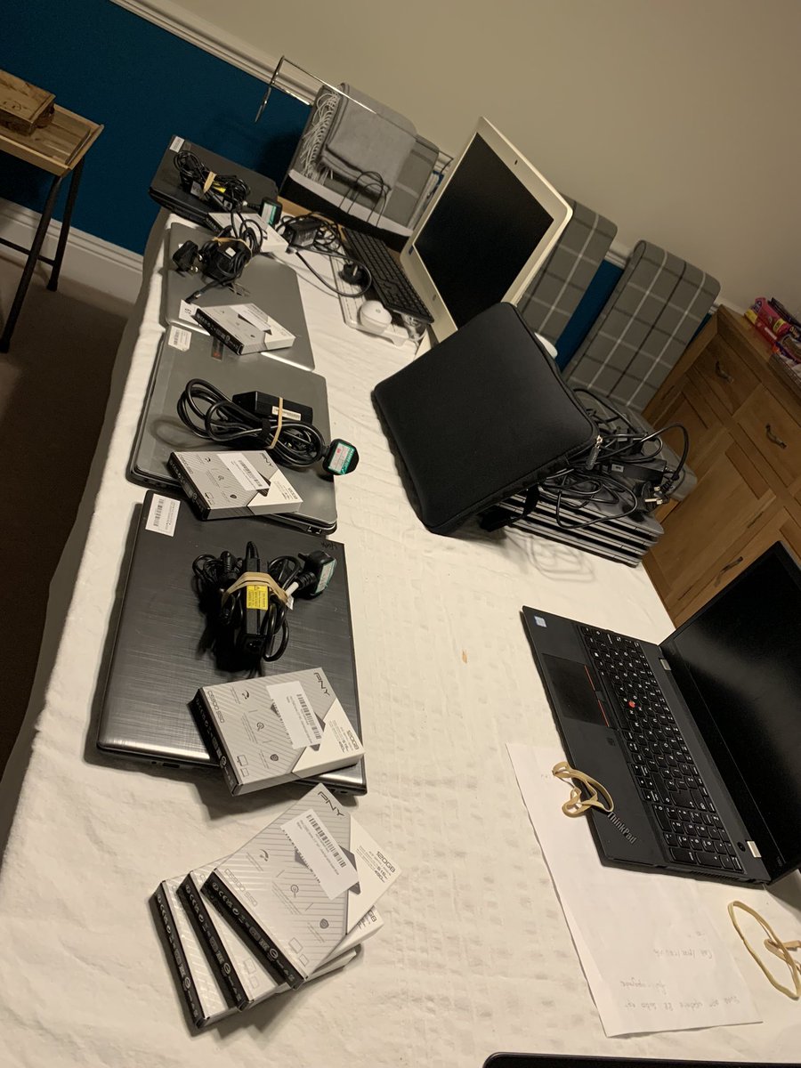 SelbyCoderDojo's tweet image. We hope you had a lovely Valentine’s Day. Sarah & John celebrated by giving our Dojo kit a thorough refresh and re-organise!