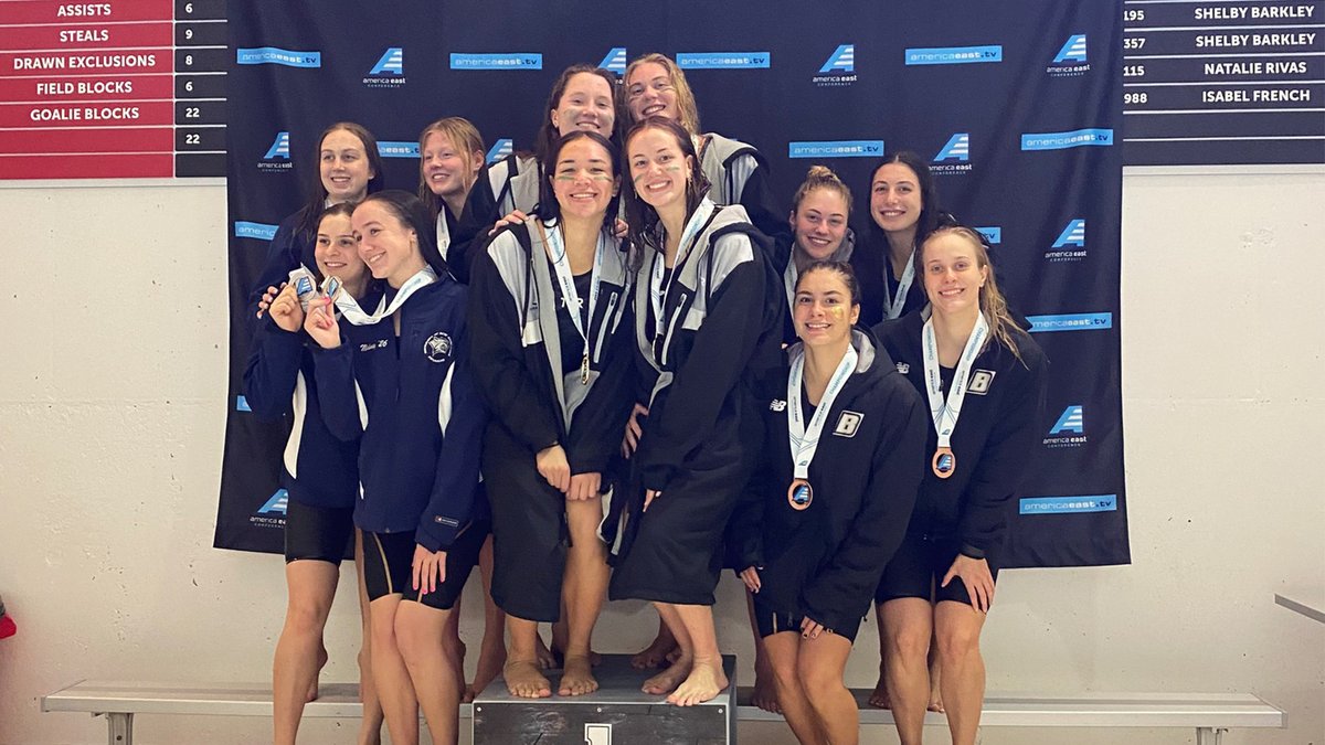 Bing_Bearcats's tweet photo. It was a dominant first night for @BinghamtonSWIM at the @americaeast meet on Wednesday. The Bearcats won three out of the four relays, broke three school records and two AMERICA EAST MEET records! #AEChamp https://t.co/mo4km9vZuX