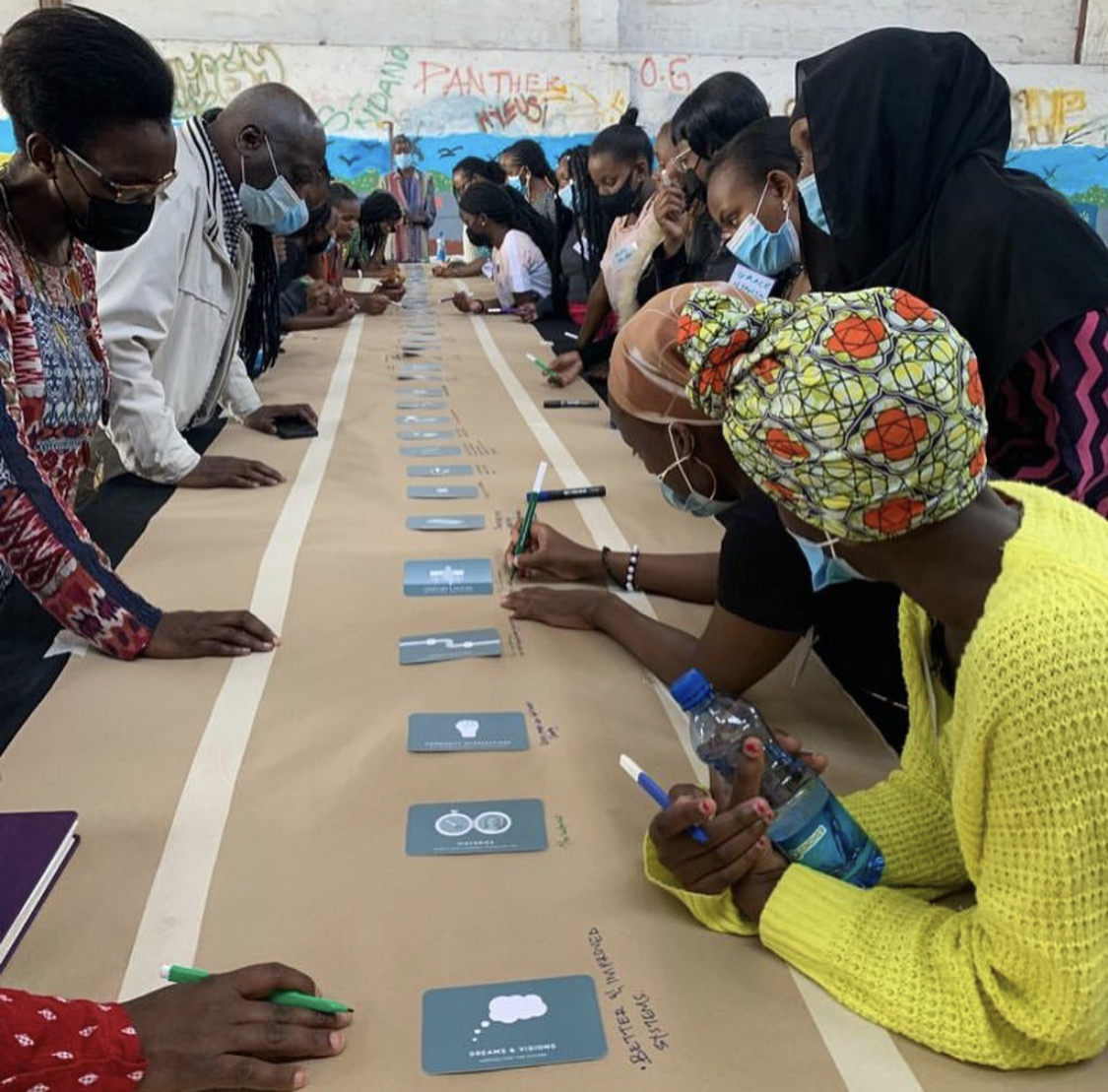 We 💙 our workshop participants! When communities come together to imagine something better, it's a beautiful thing.😍 Thanks for capturing the magic, @hercitytoolbox. #citiesforpeople #hercity @godownarts @UNHabitat @globalutmaning