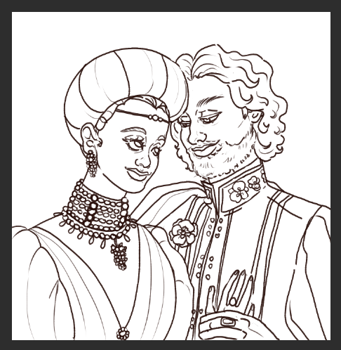 Chiarart13's tweet photo. Garlan and Leonette WIP for @highgardenart
#garlantyrell #leonettefossoway #couple #housetyrell #housefossoway #sketch #ASOIAF #got #Fanarts #Renaissance https://t.co/IzAHTNmIOx