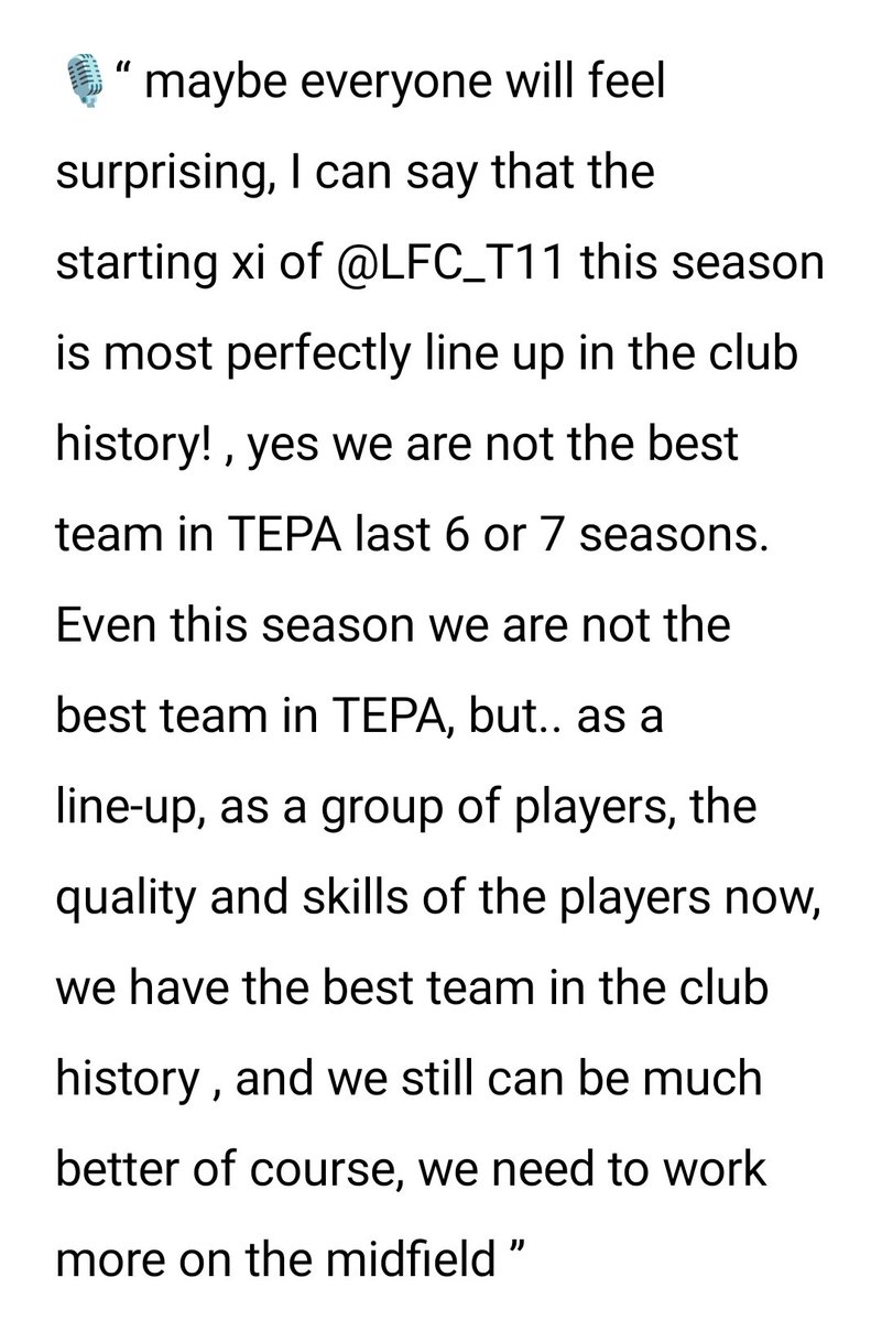 LFC_T11's tweet photo. Big step to the cup final!
after beating our rival #DynamoFF 4-0 1st leg
@topeleven
๐ฃ๏ธ๐๏ธ https://t.co/9O3peJIgHt