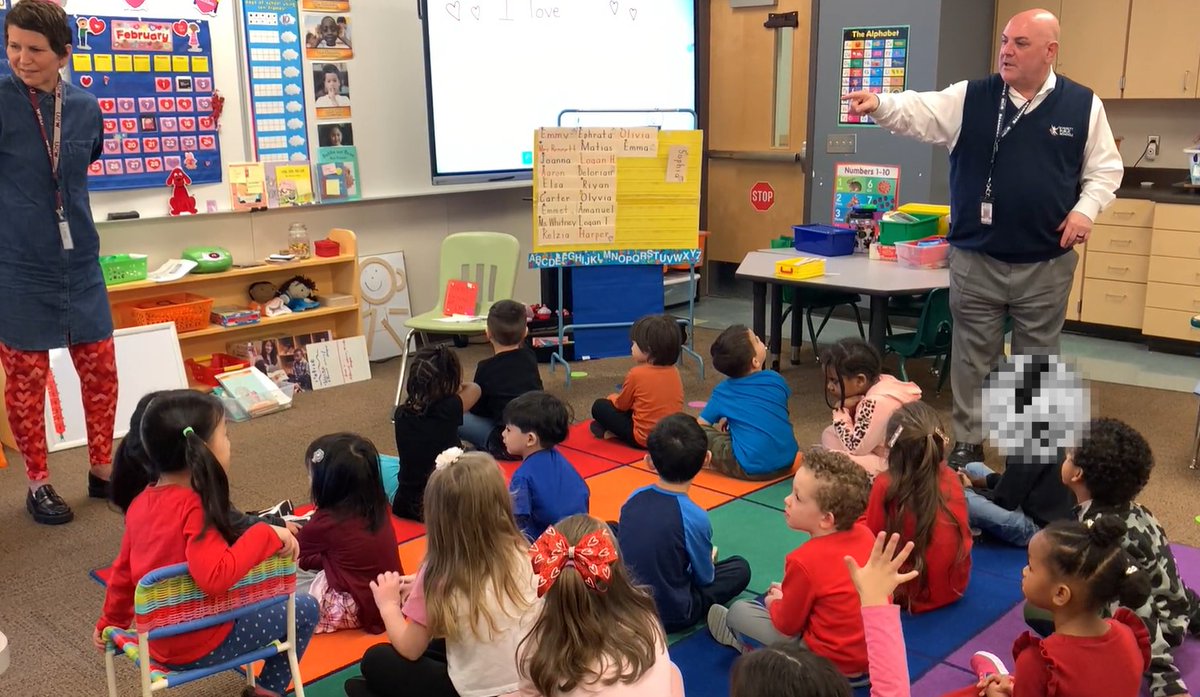 It was great to have Dr. Saltzman visit our transitional kindergarten class this morning!