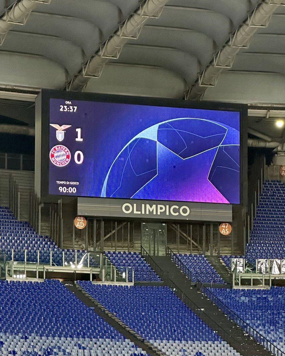 ✨ Good night, laziali!

#UCL | #LazioBayern 
#CMonEagles 🦅