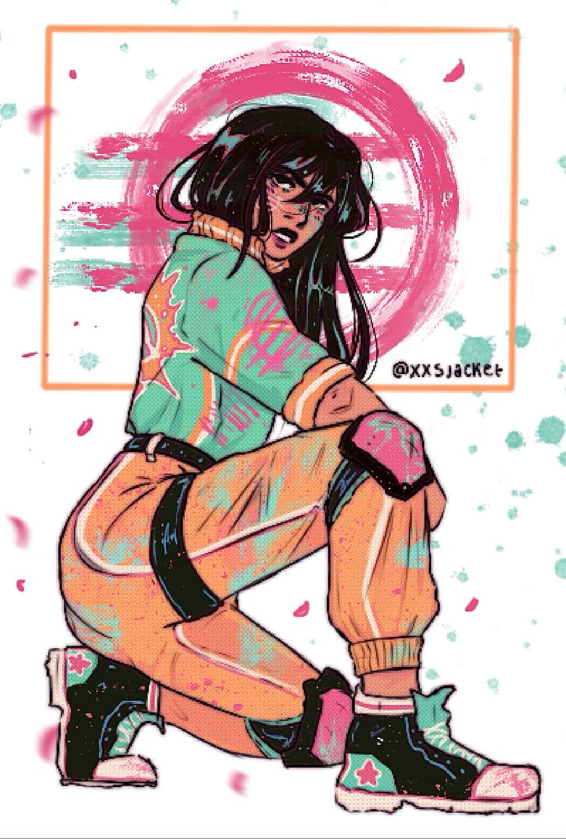 xxsjacket's tweet photo. ouhh you wanna watch my corey gameplay clip soo baddd  😵‍💫 (+ happy valentines day my loves <3) 
#hotlinemiami https://t.co/VyfskhMaTm
